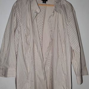 Liz Claiborne Button Up 3/4 sleeve Shirt (3X)